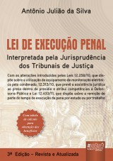 Capa do livro: Lei de Execução Penal, Antônio Julião da Silva