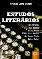 Capa do livro: Estudos Literrios -  rico Verssimo  Airo Zamoner  Murilo Rubio  Adlia Maria Woellner  Joo Manuel Simes  Helena Kolody - Semeando Livros, Neumar Carta Winter