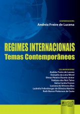 Capa do livro: Regimes Internacionais, Coordenadora: Andra Freire de Lucena