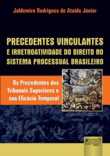 Capa do livro: Precedentes Vinculantes e Irretroatividade do Direito no Sistema Processual Brasileiro, Jaldemiro Rodrigues de Atade Jnior