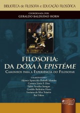 Capa do livro: Filosofia: Da Doxa  Epistme, Coordenador: Geraldo Balduno Horn