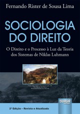 Capa do livro: Sociologia do Direito, Fernando Rister de Sousa Lima