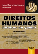 Capa do livro: Direitos Humanos, Coordenadora: Cláudia Maria da Costa Gonçalves