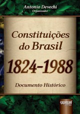 Capa do livro: Constituies do Brasil, Organizador: Antonio Devechi