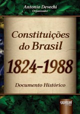 Capa do livro: Constituições do Brasil, Organizador: Antonio Devechi