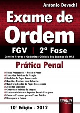 Capa do livro: Exame de Ordem - Prática Penal - FGV - 2ª Fase, Antonio Devechi