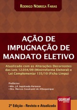 Capa do livro: Ao de Impugnao de Mandato Eletivo, Rodrigo Nbrega Farias