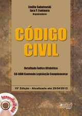 Capa do livro: Código Civil, Organizadores: Emilio Sabatovski e Iara P. Fontoura