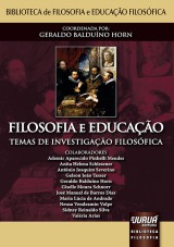 Capa do livro: Filosofia e Educao, Coordenador: Geraldo Balduno Horn