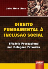 Capa do livro: Direito Fundamental  Incluso Social, Jairo Nia Lima