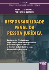 Capa do livro: Responsabilidade Penal da Pessoa Jurídica, Paulo César Busato e Fábio André Guaragni