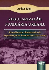 Capa do livro: Regularizao Fundiria Urbana, Arthur Rios