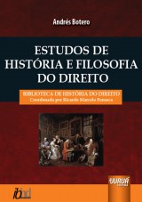 Capa do livro: Estudos de História e Filosofia do Direito – Biblioteca de História do Direito, Andrés Botero