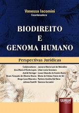 Capa do livro: Biodireito e Genoma Humano - Perspectivas Jurdicas, Coordenadora: Vanessa Iacomini