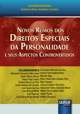 Capa do livro: Novos Rumos dos Direitos Especiais da Personalidade e seus Aspectos Controvertidos, Coordenadora: Valria Silva Galdino Cardin