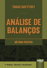Capa do livro: Anlise de Balanos - Mtodo Prtico - 7 Edio - Revista e Atualizada, Taras Savytzky