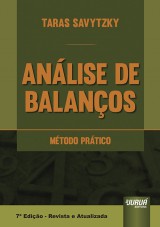 Capa do livro: Análise de Balanços - Método Prático, Taras Savytzky