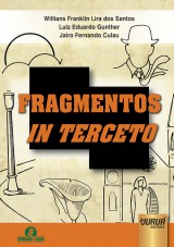 Capa do livro: Fragmentos in Terceto, Willians Franklin Lira dos Santos e Luiz Eduardo Gunther - Ilustrao: Jairo Fernando Culau