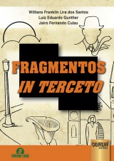 Capa do livro: Fragmentos in Terceto, Willians Franklin Lira dos Santos e Luiz Eduardo Gunther - Ilustração: Jairo Fernando Culau