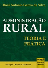 Capa do livro: Administrao Rural, Roni Antonio Garcia da Silva