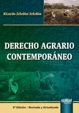 Capa do livro: Derecho Agrario Contemporneo, Ricardo Zeledn Zeledn