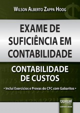 Capa do livro: Exame de Suficincia em Contabilidade, Wilson Alberto Zappa Hoog