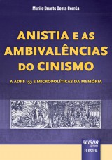 Capa do livro: Anistia e Ambivalências do Cinismo, Murilo Duarte Costa Corrêa
