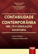 Capa do livro: Contabilidade Contempornea - NBC TG e Legislao Societria, Coordenador: Mariano Yoshitake - Coautores: Luis Martins de Oliveira e Adilson de Barros