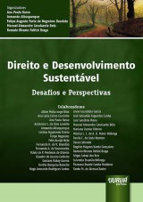 Capa do livro: Direito e Desenvolvimento Sustentvel, Organizadores: Ana Paula Basso, Armando Albuquerque, Felipe Augusto Forte de Negreiros Deodato, Manoel Alexandre Cavalcante Belo e Romulo Rhemo Palitot Braga