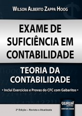 Capa do livro: Exame de Suficincia em Contabilidade, Wilson Alberto Zappa Hoog