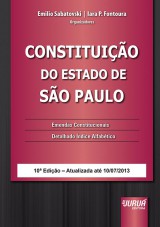 Capa do livro: Constituio do Estado de So Paulo, Organizadores: Emilio Sabatovski e Iara P. Fontoura