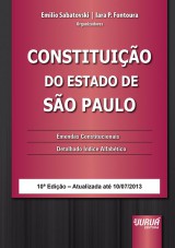 Capa do livro: Constituição do Estado de São Paulo, Organizadores: Emilio Sabatovski e Iara P. Fontoura