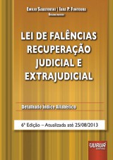 Capa do livro: Lei de Falências, Organizadores: Emilio Sabatovski e Iara P. Fontoura