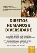 Capa do livro: Direitos Humanos e Diversidade, Coordenadores: Ana Teresa Silva de Freitas, Cludia Maria da Costa Gonalves e Yuri Costa