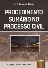 Capa do livro: Procedimento Sumário no Processo Civil, J. E. Carreira Alvim