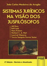 Capa do livro: Sistemas Jurdicos na Viso dos Jusfilsofos - Alf Ross - Emil Lask - Hans Kelsen - Herbert L. A. Hart - Lourival Vilanova - Tercio Sampaio Ferraz Junior - 2 Edio - Revista e Atualizada, Joo Carlos Medeiros de Arago