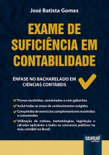 Capa do livro: Exame de Suficincia em Contabilidade, Jos Batista Gomes
