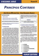 Capa do livro: Resumos Juru - Contbil - Princpios Contbeis - Volume 01, June Alisson Westarb Cruz e Emir Guimares Andrich