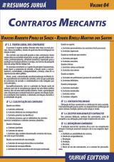 Capa do livro: Resumos Juru - Direito - Contratos Mercantis, Vinicius Roberto Prioli de Souza e Renata Rivelli Martins dos Santos