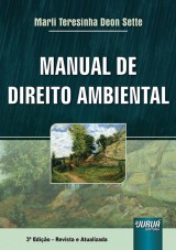 Capa do livro: Manual de Direito Ambiental, Marli Teresinha Deon Sette