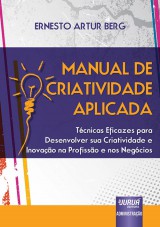 Capa do livro: Manual de Criatividade Aplicada, Ernesto Artur Berg