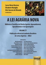 Capa do livro: Lei Agrria Nova, A - Biblioteca Cientfica de Direito Agrrio, Agroambiental, Agroalimentar e do Agronegcio, Coordenadores: Lucas Abreu Barroso, Elisabete Maniglia e Alcir Gursen de Miranda