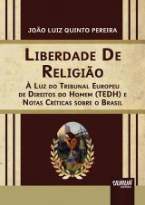 Capa do livro: Liberdade de Religio, Joo Luiz Quinto Pereira