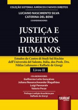Capa do livro: Justia e Direitos Humanos, Coordenadores: Luciano Nascimento Silva e Caterina Del Bene