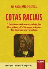 Capa do livro: Cotas Raciais, Rui Magalhães Piscitelli