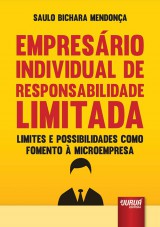 Capa do livro: Empresrio Individual de Responsabilidade Limitada, Saulo Bichara Mendona