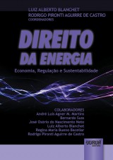 Capa do livro: Direito da Energia - Economia, Regulao e Sustentabilidade, Coordenadores: Luiz Alberto Blanchet e Rodrigo Pironti Aguirre de Castro