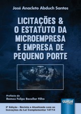 Capa do livro: Licitaes & O Estatuto da Microempresa e Empresa de Pequeno Porte, Jos Anacleto Abduch Santos