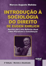 Capa do livro: Introduo  Sociologia do Direito de Eugen Ehrlich, Marcos Augusto Maliska