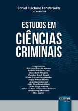 Capa do livro: Estudos em Cincias Criminais, Coordenador: Daniel Pulcherio Fensterseifer